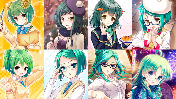 The Green-Haired Girls of Girl Friend BETA