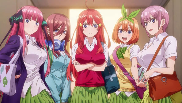 New Quintessential Quintuplets Anime by Shaft Reveals Creditless Opening  Video - Anime Corner