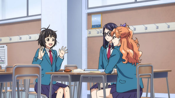 Otaku Soup! Anime Blog: Beyond the Boundary S1 E1 - Don't Trip Mirai!